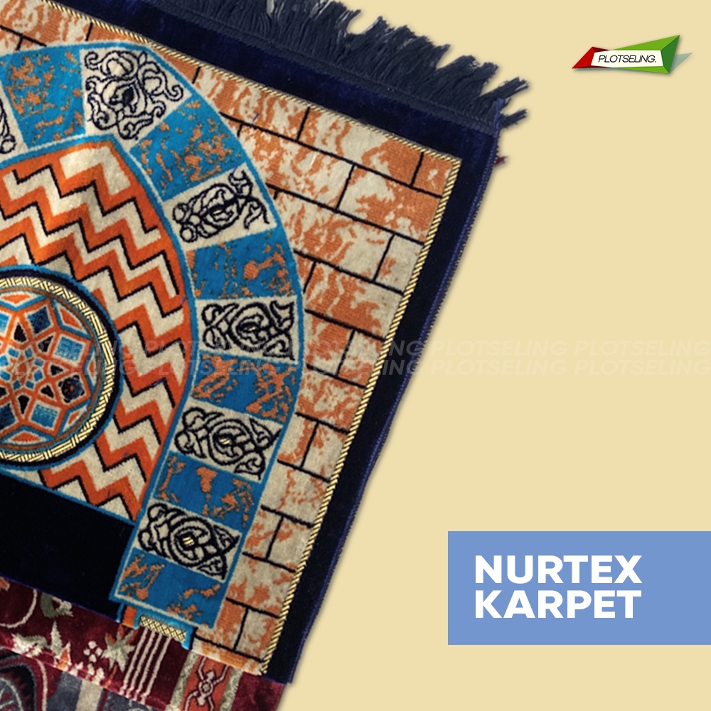 Sajadah Turkey Besar NURTEX Karpet Ukuran 70 x 110 cm Sejadah Karpet Besar Motif