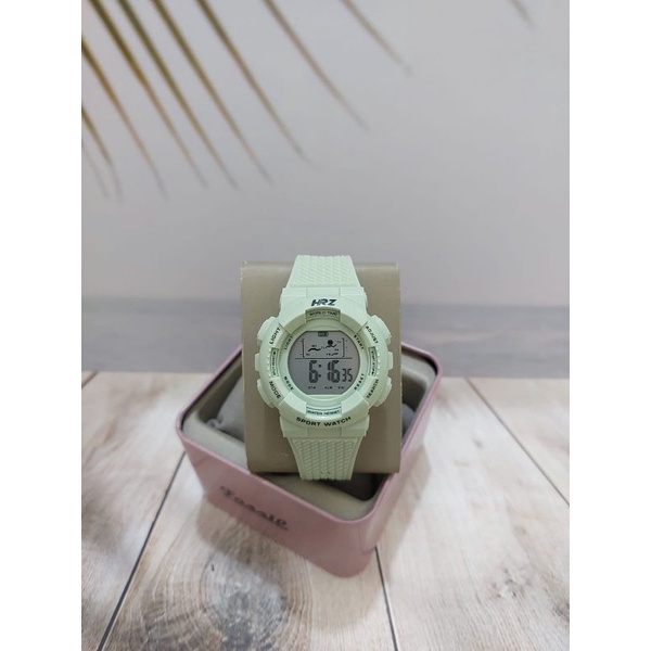 COD NEW JAM TANGAN TERBARU WANITA HRZ ORIGINAL DIGITAL TIME TAHAN AIR