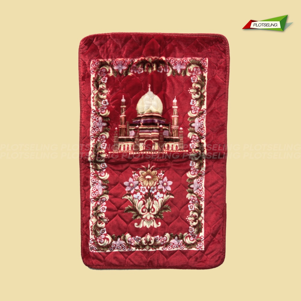 Sajadah Turkey Tebal PRAYER MAT Emboss Ukuran 70 x 110 cm Sejadah Ibadah Sholat Besar Tebal Motif