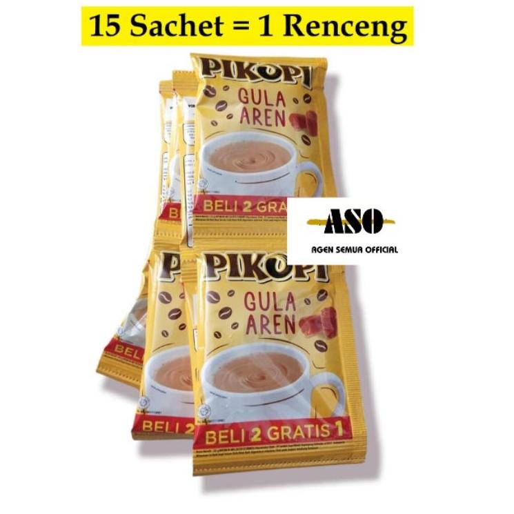 

【F⚡ASH SALE✅】 PIKOPI GULA AREN ( isi 15 sachet ) produk dari kopi kapal api ( RENCENG )