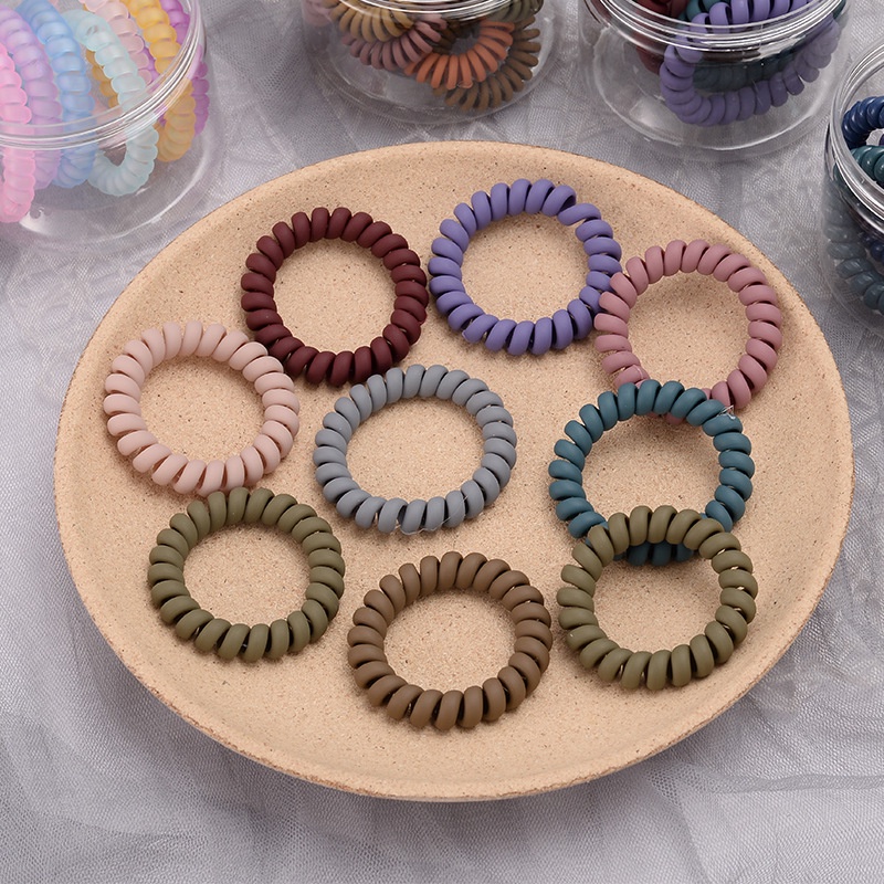 Caliloops Ikat Karet Rambut Dewasa Kabel Spiral Korea Willa