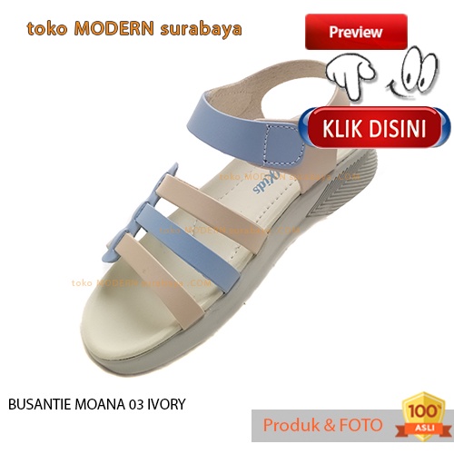 Sepatu sandal anak perempuan casual ankle strap wedges BUSANTIE MOANA 03