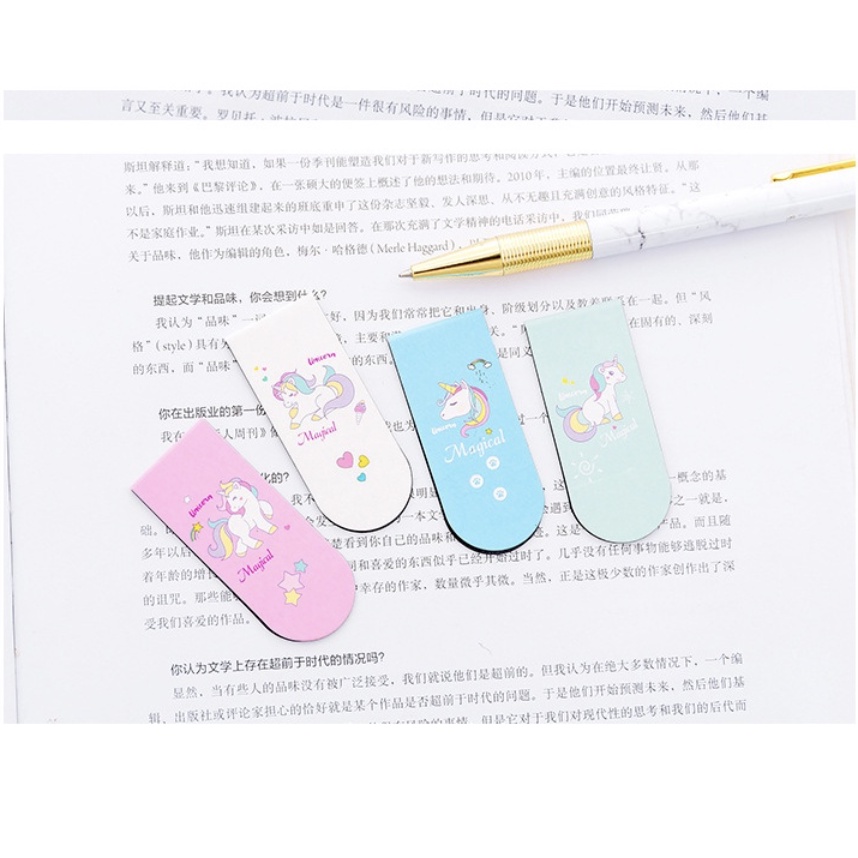 【GOGOMART】Magnet Bookmark Pembatas Buku / Penanda Halaman Buku Magnetic