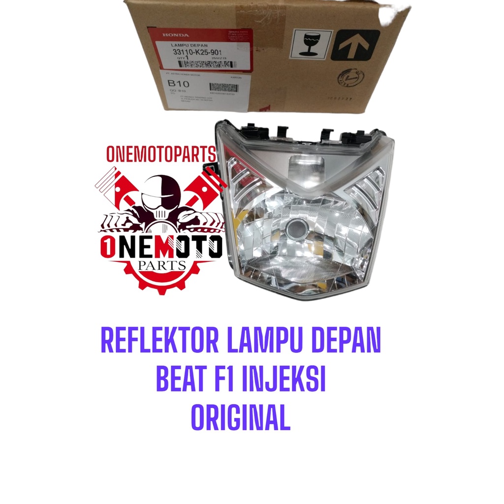 REFLEKTOR LAMPU DEPAN HONDA MOTOR  BEAT F1 INJEKSI 33110-K25-901