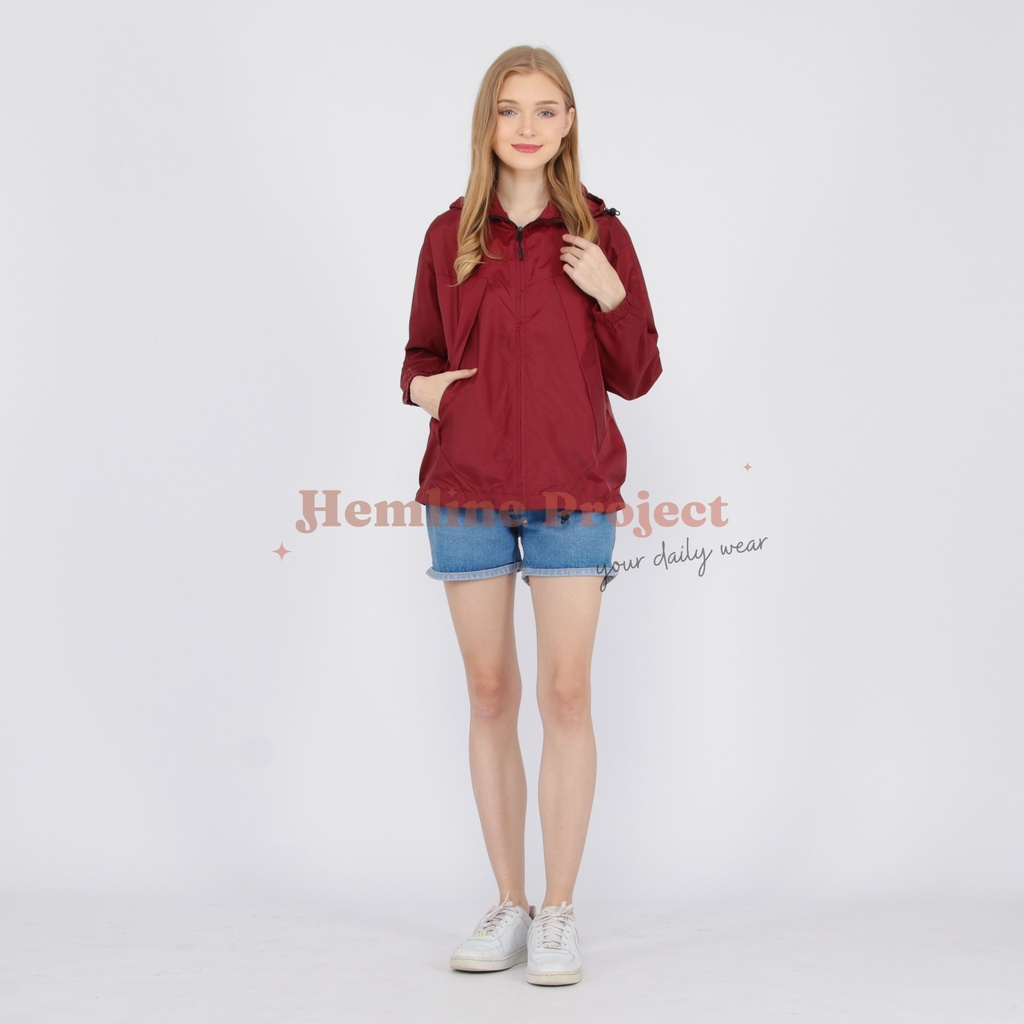 ILONA Waterproof Jaket - Maroon