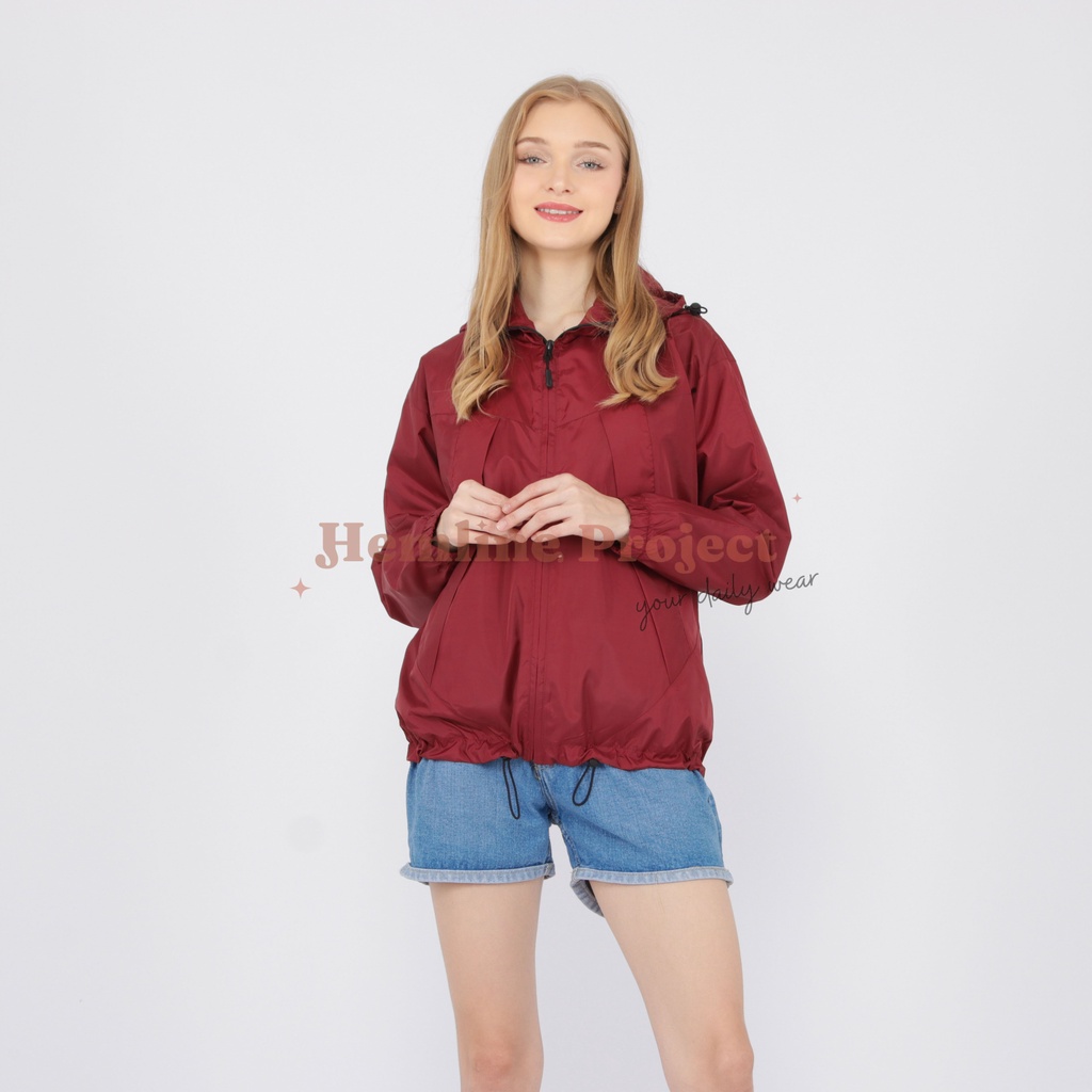 ILONA Waterproof Jaket - Maroon