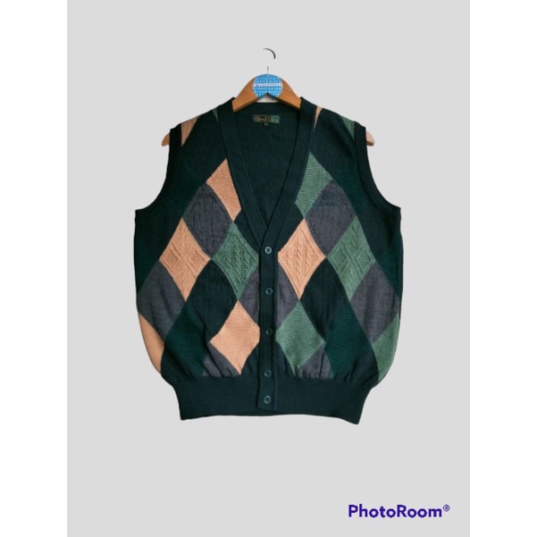 ROMPI RAJUT PAOLO GUCCI SECOND VEST RAJUT KNITWEAR PRIA WANITA VINTAGE
