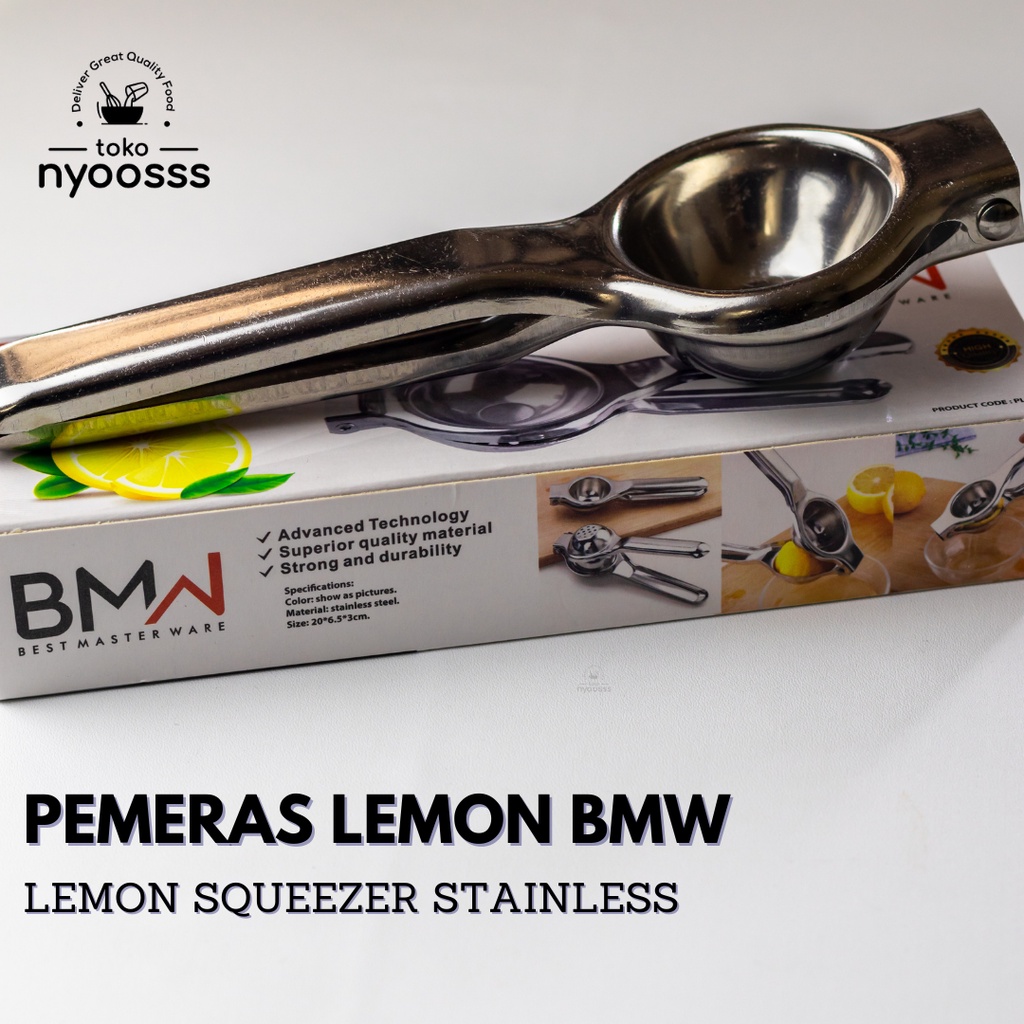 Pemeras Sari Buah Lemon Stainless BMW / Praktis Pemeras Sari Buah Lemon