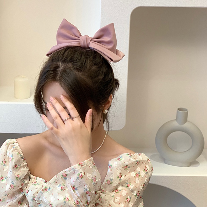 HIGH PONYTAIL RIBBON HAIRCLIP JEPIT JEPITAN RAMBUT PITA BESAR BOW FAIRY CUTE CEPOL HAIR CLIP AKSESORIS KOREA KOREAN HITS TREND