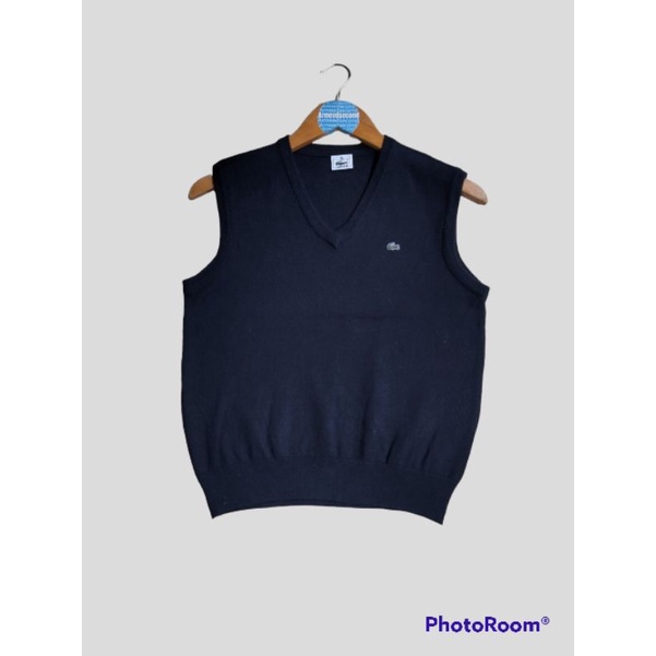 ROMPI RAJUT LACOSTE SECOND VEST RAJUT KNITWEAR PRIA WANITA VINTAGE