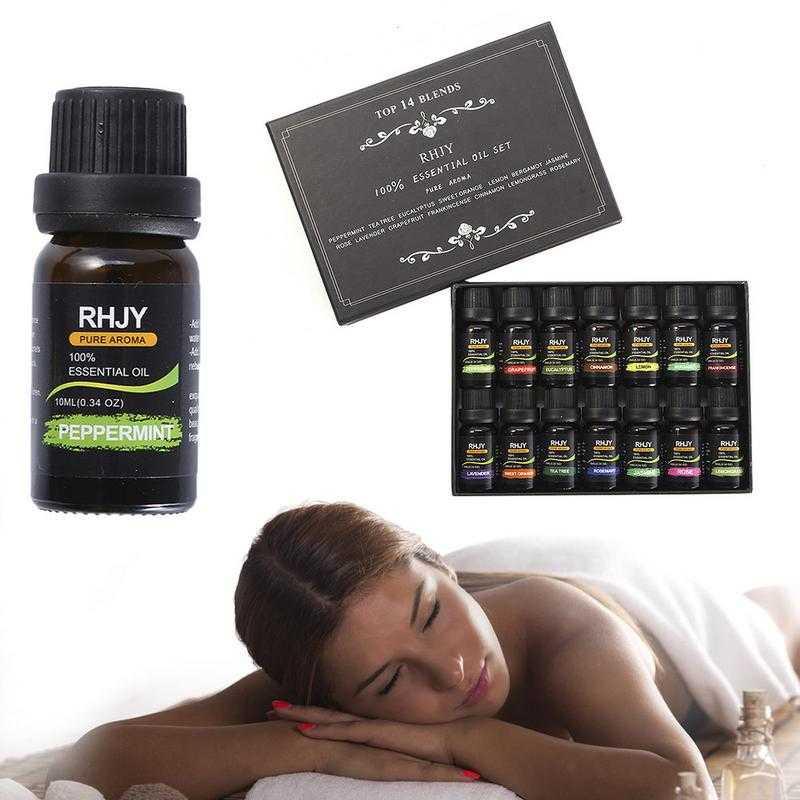 RHJY Set Essential Oils Minyak Aromatherapy 10ml 14 PCS - RH-14