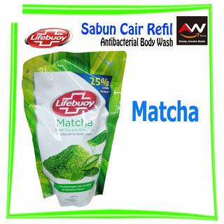 Lifebuoy Sabun Cair Refil Matcha 450 ml