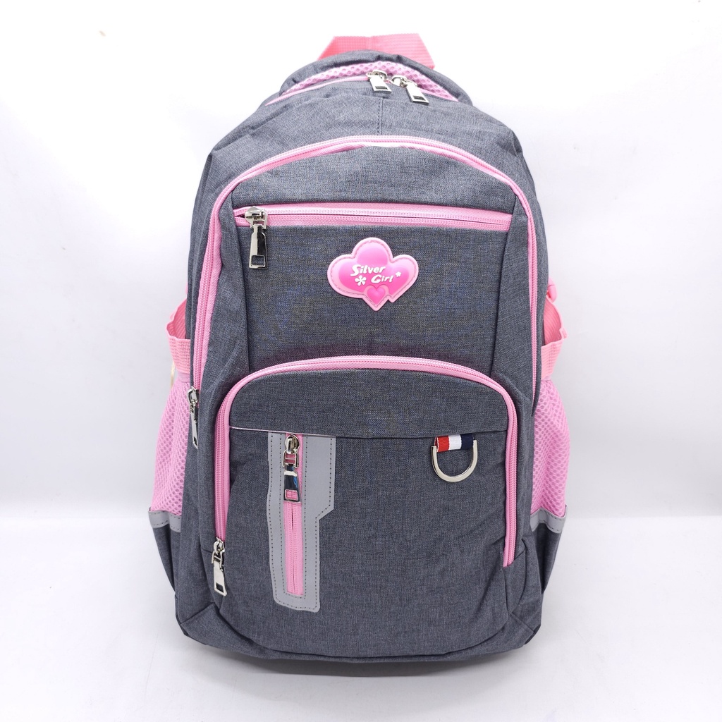 RANSEL LAPTOP SILVER GIRL ALTO ORIGINAL / TAS SEKOLAH CEWEK SD SMP SMA KULIAH / TAS LAPTOP PEREMPUAN GRATIS JAS HUJAN / TAS PUNGGUNG WANITA BARU / TAS DUKUNG ANAK MURAH KUAT SILVERGIRL / BAGPACK COLORFULL WARNA WARNI UNICORN Kuda pony / BACKPACK CEWEK
