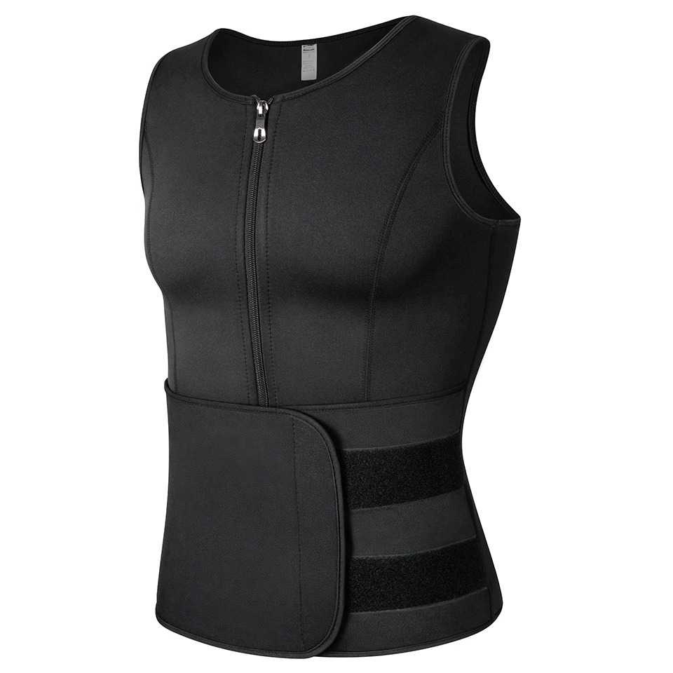 TaffSPORT Korset Pembentuk Badan Pria Shaper Corset Vest Single Velcro - MWL10