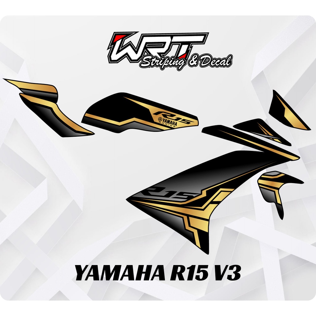 Striping R15 v3-Striping Hologram R15 v3-Stiker R15 v3-Decal R15 v3 Racing 04