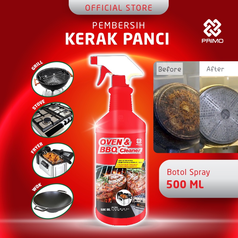PROMO PRIMO Oven & BBQ Cleaner Pembersih kerak Panci, Kompor, Panggangan Stain Remover Cookware