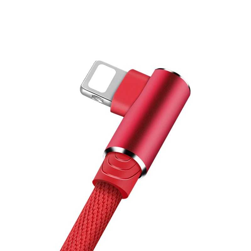 Kabel Charger Lightning L Shape 2.4A NO01