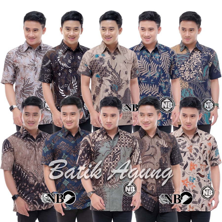 Baju Batik Pria Modern Kekinian / Baju Batik Kondangan Pernikahan Pria Keren / Hem Batik Pria Murah