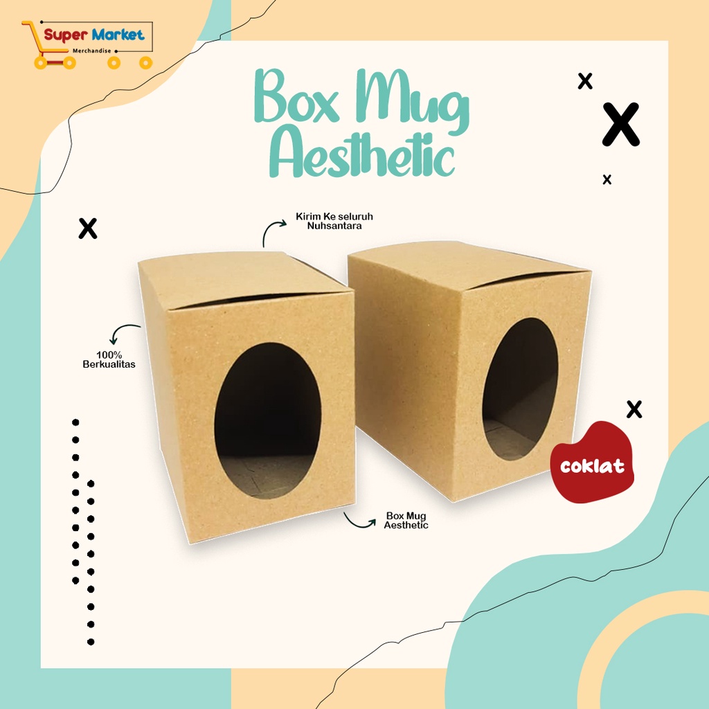 

Kardus Box Mug / Dus Mug Kotak Murah / Box Pembungkus Souvenir Mug