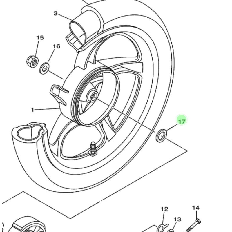 RING TROMOL DALEM DALAM MIO SPORTY SMILE SOUL FINO NOUVO Z LELE ORIGINAL YAMAHA