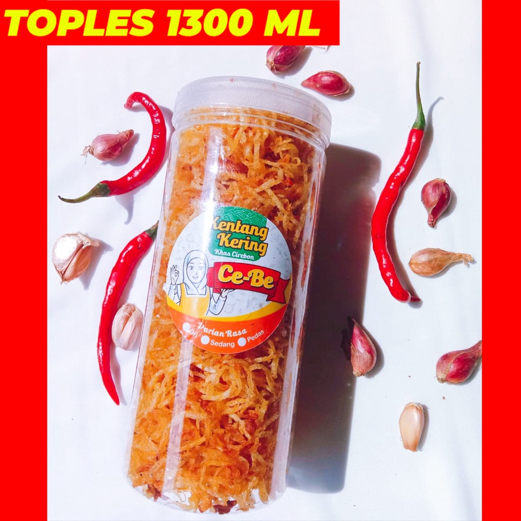 

Stik Kentang Mustofa Premium Toples (1300ml) Halal Toko Marisini