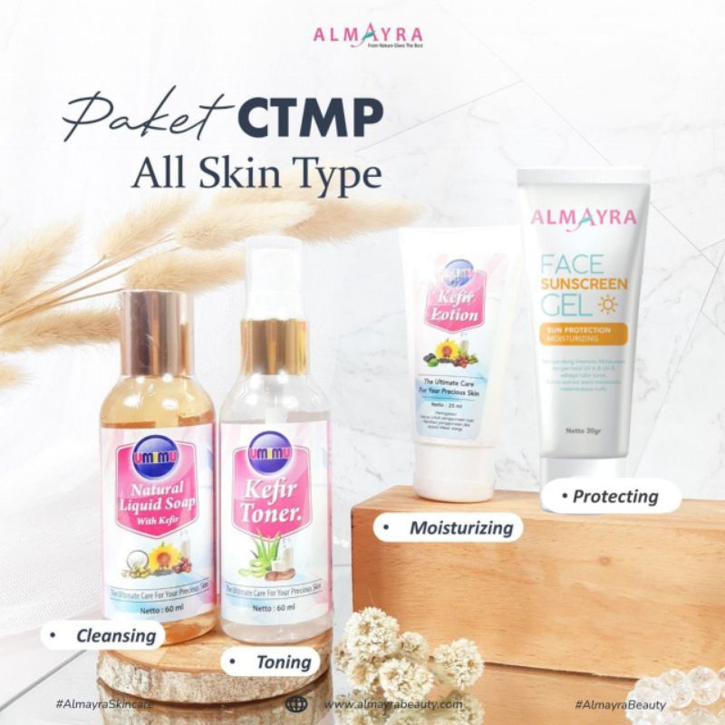 PAKET SKINCARE CTMP NATURAL UMIMU ALMAYRA HALAL BPOM