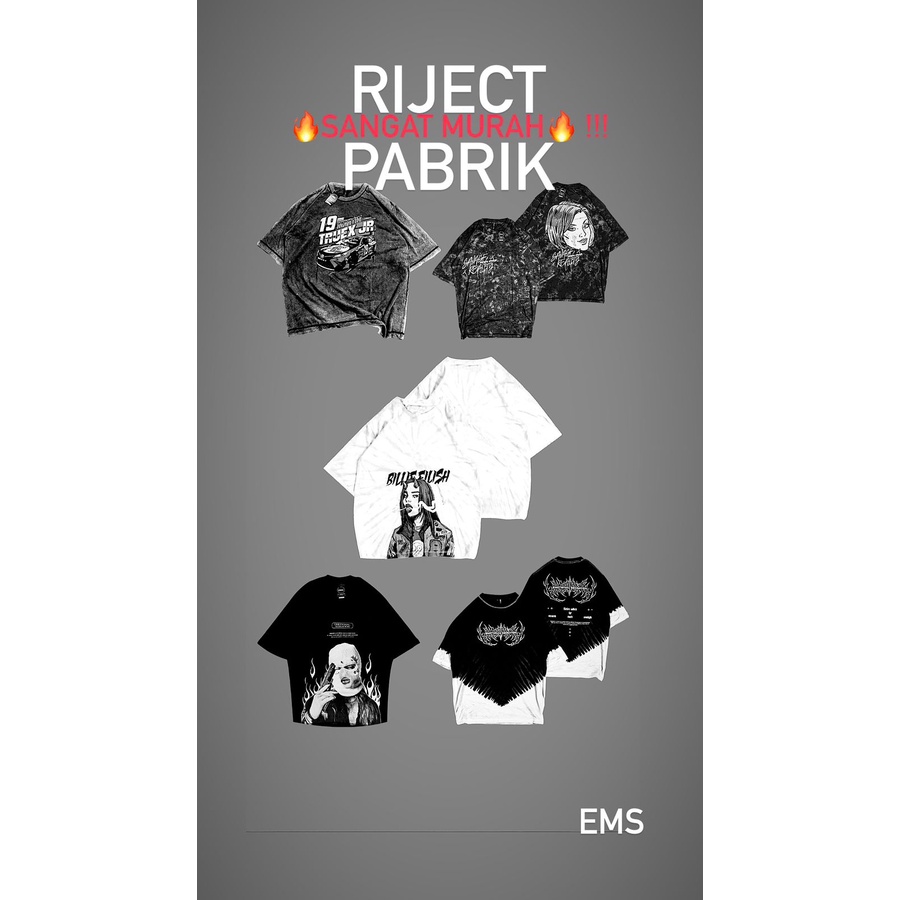 KAOS REJECT PABRIK DISTRO / BS / CUCI GUDANG