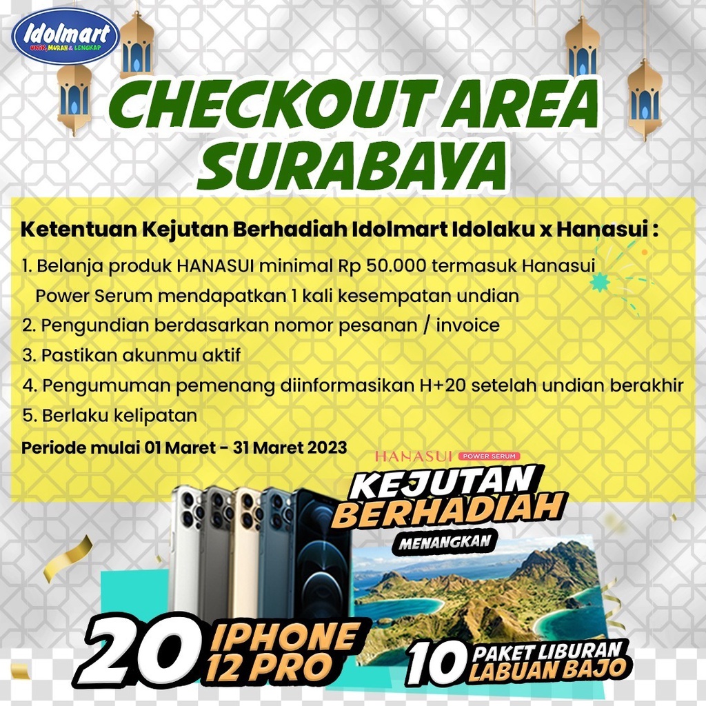 IDOLMART Hanasui Power Serum 20ml - Surabaya