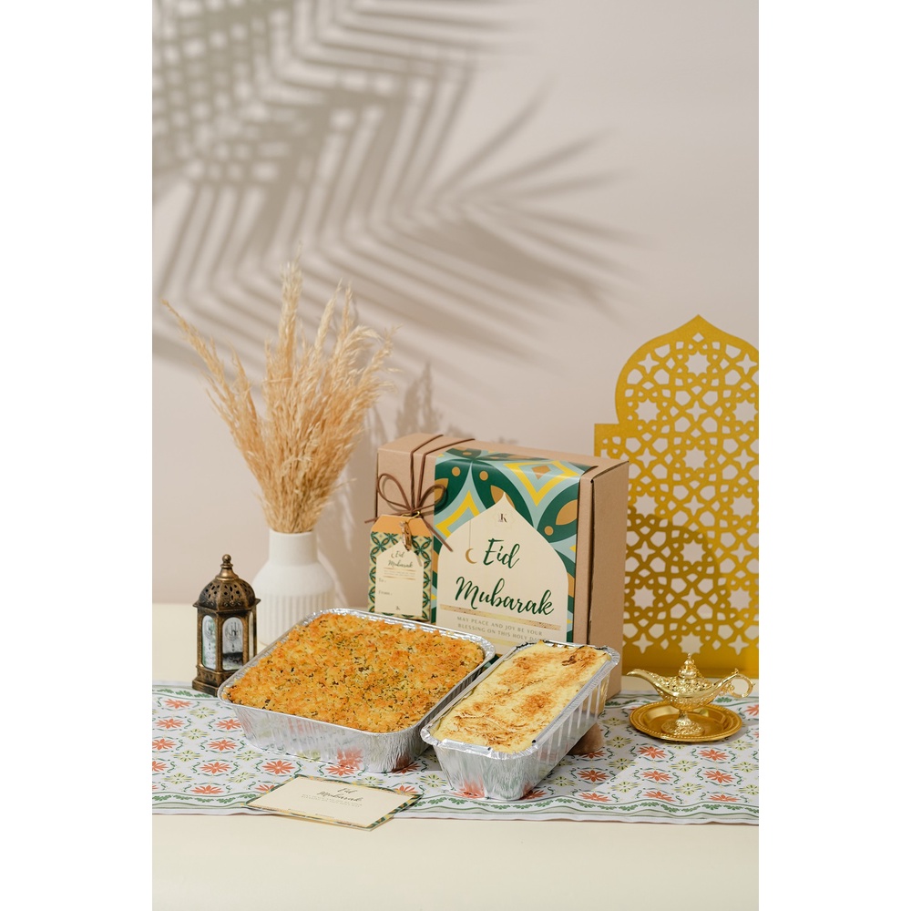 

Hampers Ramadhan Lebaran Baked Pie/Mac Schotel/Baked Spaghetti