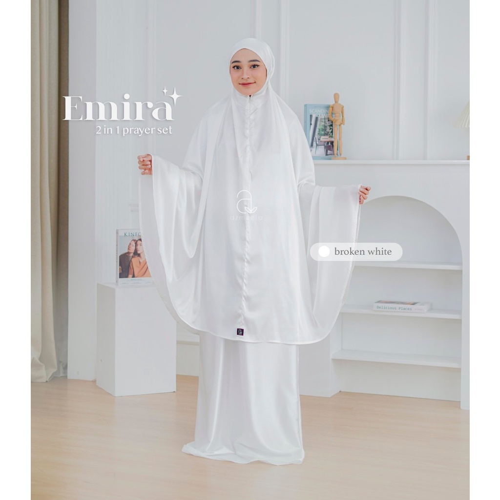 Mukena Dewasa Emira Prayer Set by Azmeela