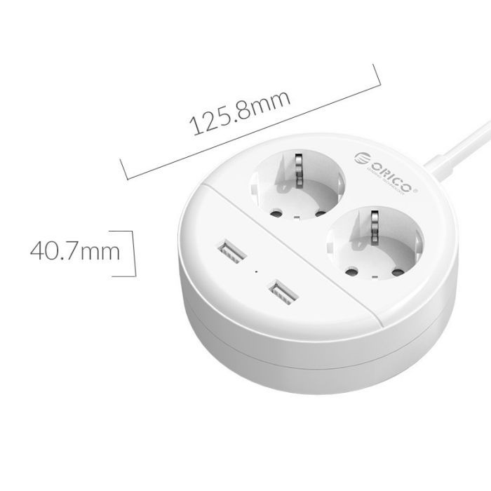 Original ORICO Port USB Smart Power Strip Plug Listrik Colokan