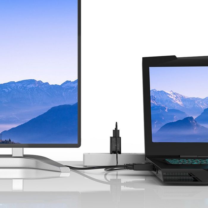 Adaptor Kabel Orico Xd-Vath-10 VGA to HDMI Adapter Audio USB Power