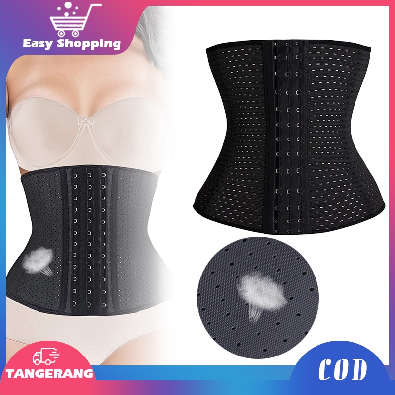 Korset Pelangsing Pinggang Wanita Korset Pelangsing Pengecil Perut Premium Waist Trainer