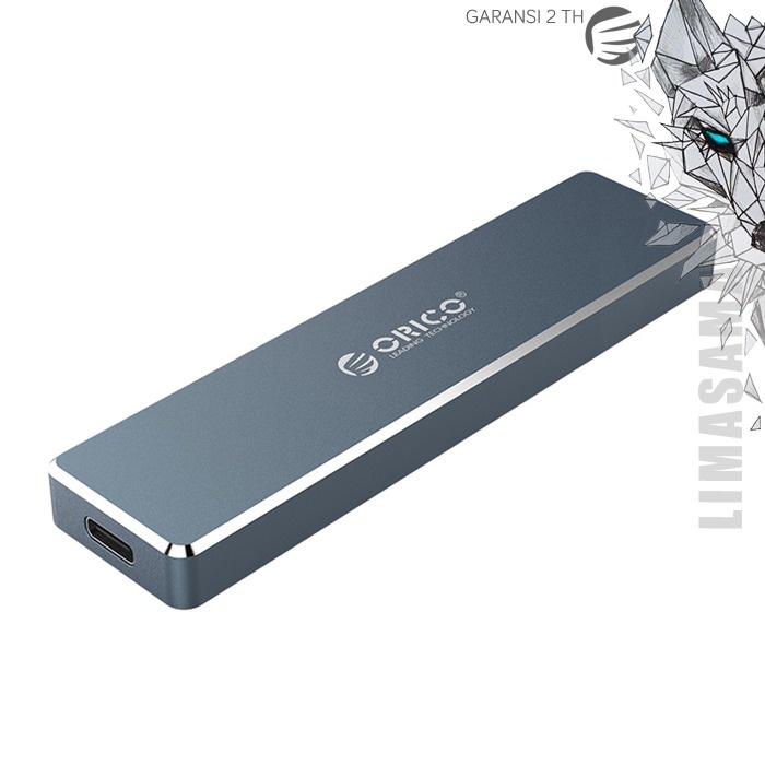 ORICO NGFF M.2 SATA USB 3.1 Type C SSD Enclosure 5Gbps - PVM2F-C3-GY