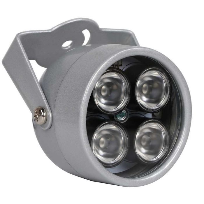 Lampu IR Infrared Night Vision Illuminator 4 LED Lamp CCTV Sensor Infrared Keamanan Waterproof