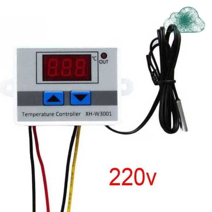 Alat Ukur Suhu Digital Thermostat Microcomputer Ekonomis Pengukur Udara Ruangan Tes
