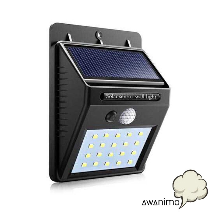 Lampu Solar Sensor Gerak Outdoor 25 LED 460 Lumens Wearproof Penerangan Dinding Rumah Lamp Light