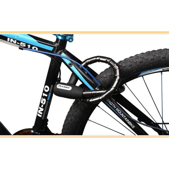 Pengaman Keylock INBIKE Gembok Sepeda Kabel Waterproof 0.85m Aman Awet Fleksibel Murah Anti Maling