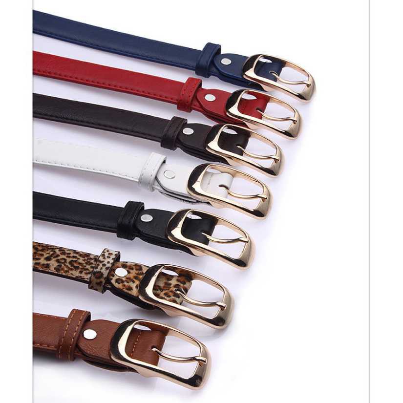 Tali Ikat Pinggang Wanita Classic Buckle Fashion Women Belt Leather Polos