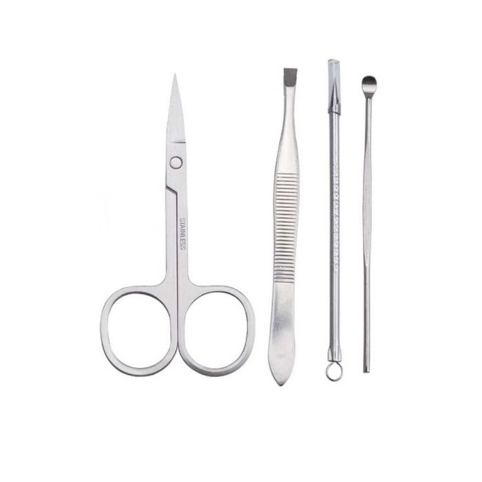 Alat Perawatan Gunting Kuku Tangan Kaki Set Nail Art Manicure Pedicure 16 in 1 18pcs Salon Tools Facial Kecantikan Murah Lengkap Stainless Steel
