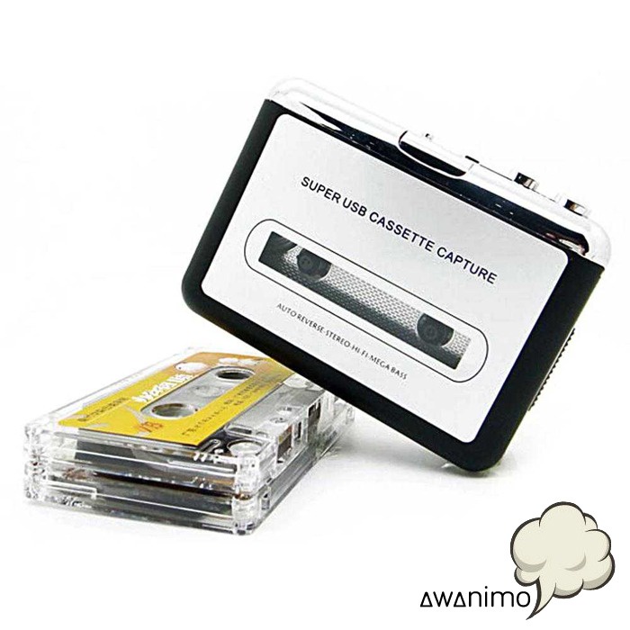 Konverter Kaset Tape Record USB Cassette Capture MP3 Player Converter Musik Sound Komputer Lagu