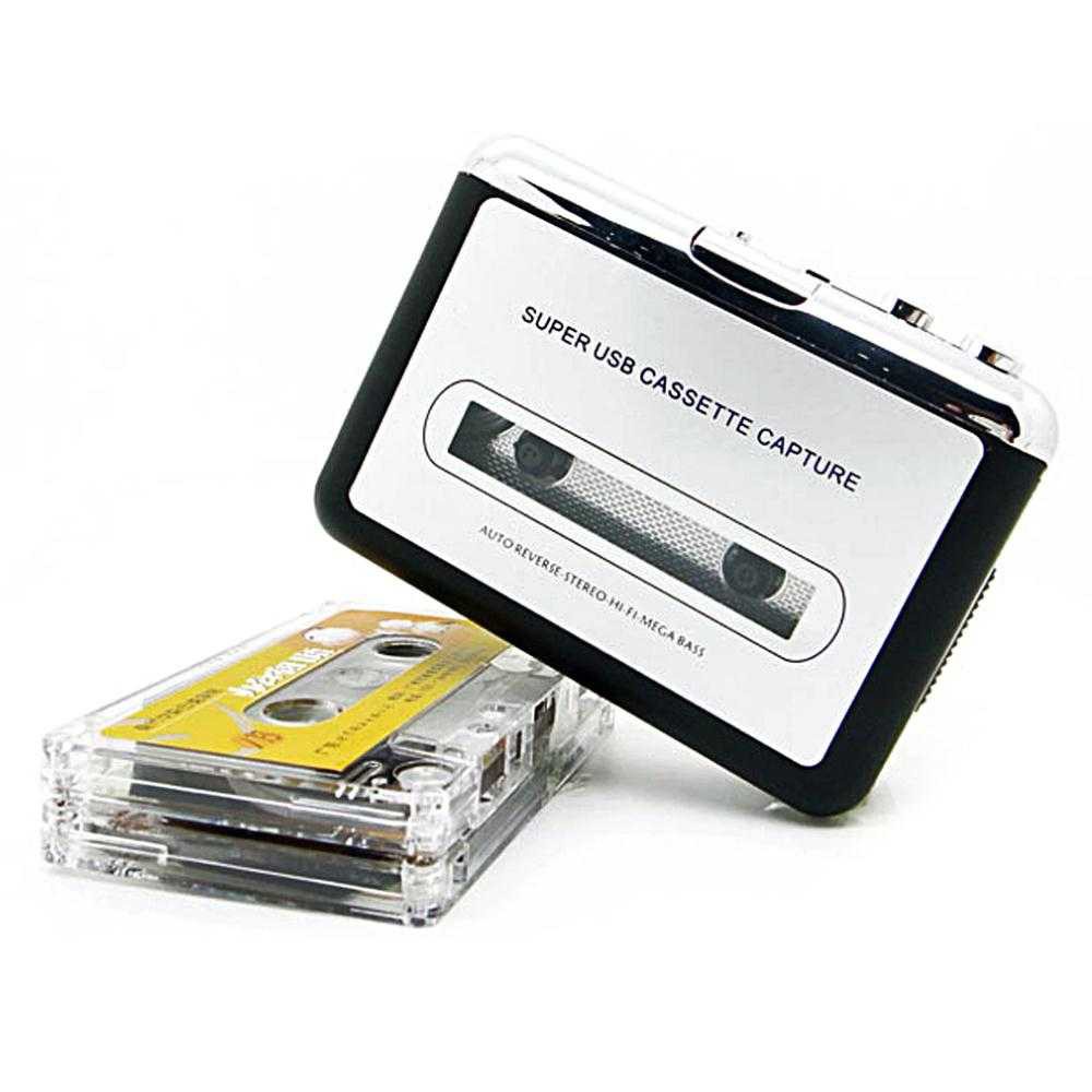 Kaset Tape USB MP3 Player Converter Convenient Portable Mini Casette Lagu Musik Portabel Walkman Blu