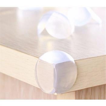 Silikon Pelindung Pengaman Tepi Meja 1 Pc Cover Side Table Silicone Protector Transparan Murah