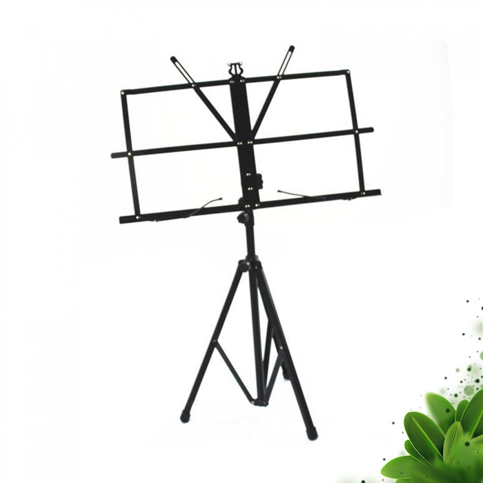 [COD] Stand Partitur Sheet Musik Buku Lagu Tripod Stand Mikrofon Penyangga Anti Drop Murah
