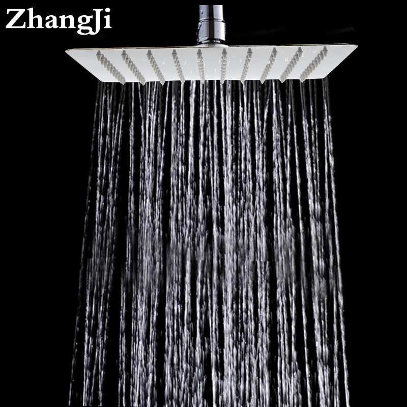 ZhangJi Kepala Shower Mandi Bentuk Kotak 10 Inch 121 Lubang Holes Square Shape Berkualitas