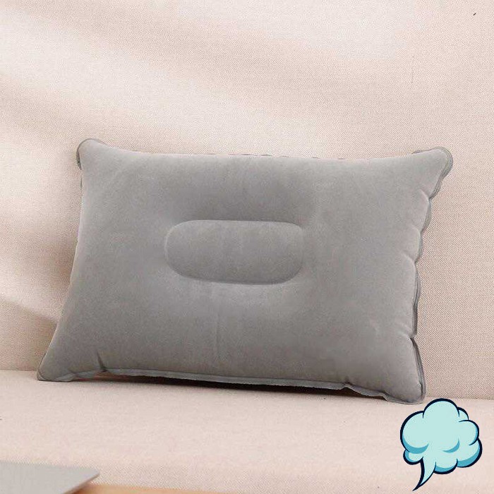 Bantal Angin Udara Portabel Inflatable Air Pillow Travel Lembut Nyaman Murah Praktis