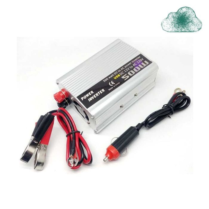 Konverter Elektronik Plug Car Power Inverter DC 12V to AC Convert Multifungsi 220V 500W 1000W Converter Supply