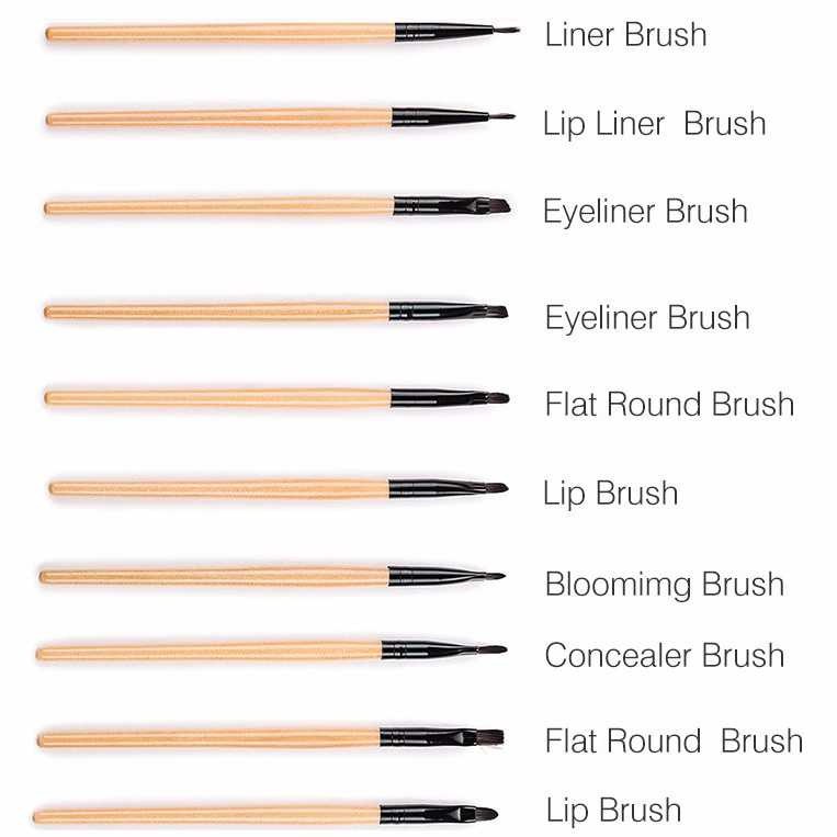 Brush Make Up 32 24 15 Set Dilengkapi Case Pouch Kuas Makeup Lengkap Aplikator Kosmetik Blush On Powder Eyeshadow Alis Murah Premium Besar MUA Profesional Original