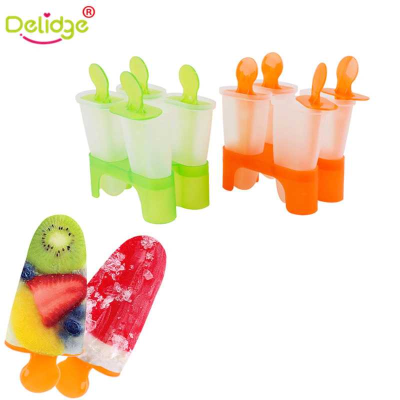 [COD] Cetakan Es Krim Lubang 8 Silicone Hole Dilengkapi Stik Popsicle Sticks Murah Silikon Lucu Tempat Cetak Ice Cream Pudding Jelly Rumah Frozen Freezer BPA Free Dessert Puding