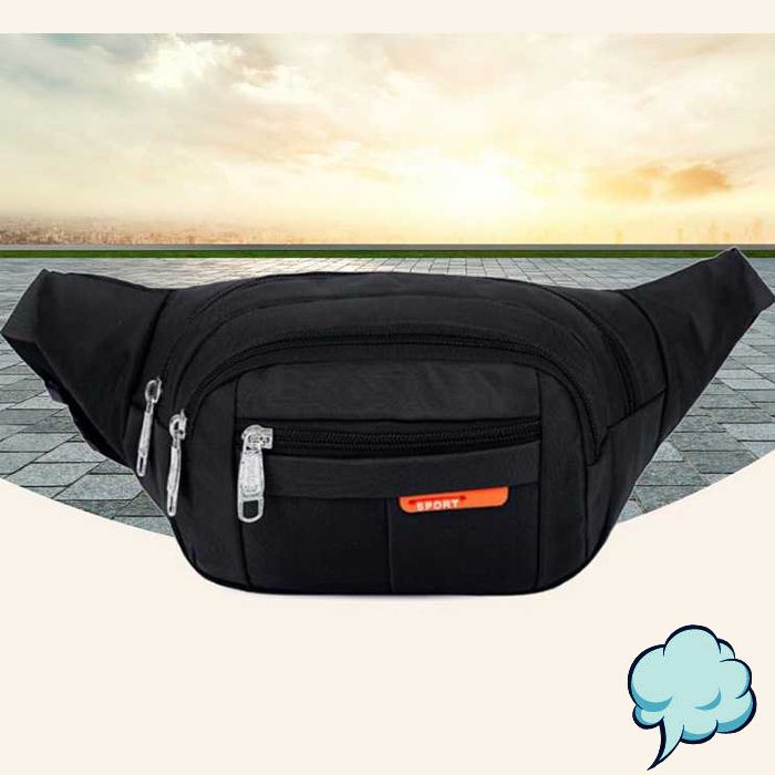 Sport Tas Pinggang Waistbag Pria dan Wanita Organizer Mini Sporty Bag Olahraga Travel Berkualitas